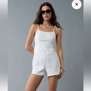 American Eagle denim romper